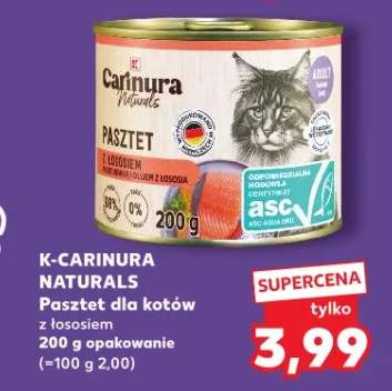 Pasztet dla kotów z łososiem 200g opakowanie