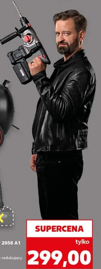 Akumulatorowy młot kombi PKHAP 2058 A1 liczba uderzeń 0-3800 min⁻¹, silnik bezszczotkowy (Brushless Motor), z antypoślizgową powłoką Softgrip, uchwyt redukujący wibracje, bez akumulatora/ładowarki, zalecana ładowarka 20 V (12 A)