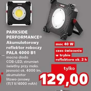 Akumulatorowy reflektor roboczy PALA 4000 B1