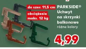 Uchwyt na skrzynki balkonowe, różne kolory