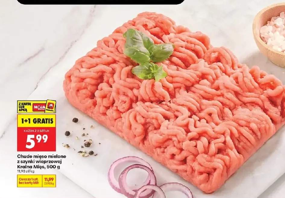 mięso mielone z szynki