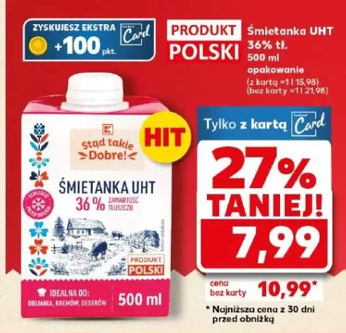 Śmietanka UHT 36% tł.
