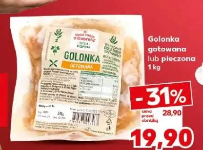 Golonka gotowana lub pieczona