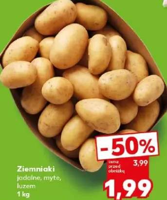 Ziemniaki jadalne, myte, luzem