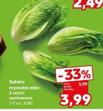 Sałata rzymska mini 2 sztuki