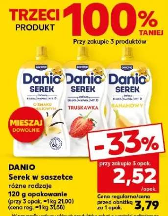 Serek w saszetce różne rodzaje