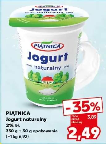 Jogurt naturalny 2% tł.