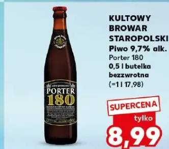 Piwo Porter 180 Kultowy Browar Staropolski