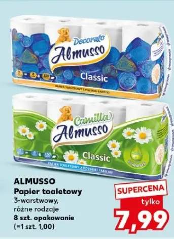 Papier toaletowy 3-warstwowy różne rodzaje