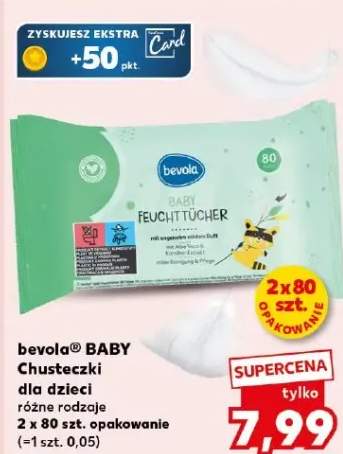 Chusteczki dla dzieci różne rodzaje 2 x 80 szt. opakowanie