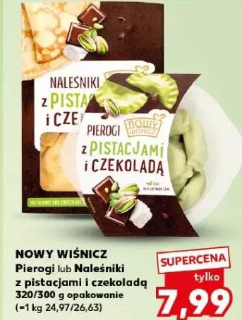 Naleśniki z pistacjami i czekoladą