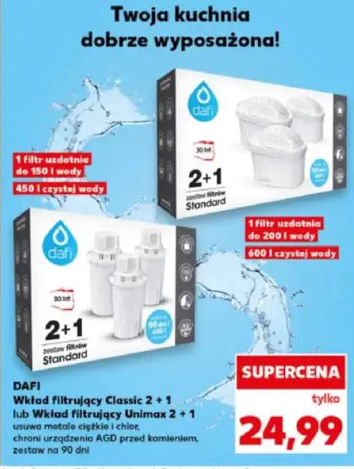 Wkład filtrujący unimax 2 + 1