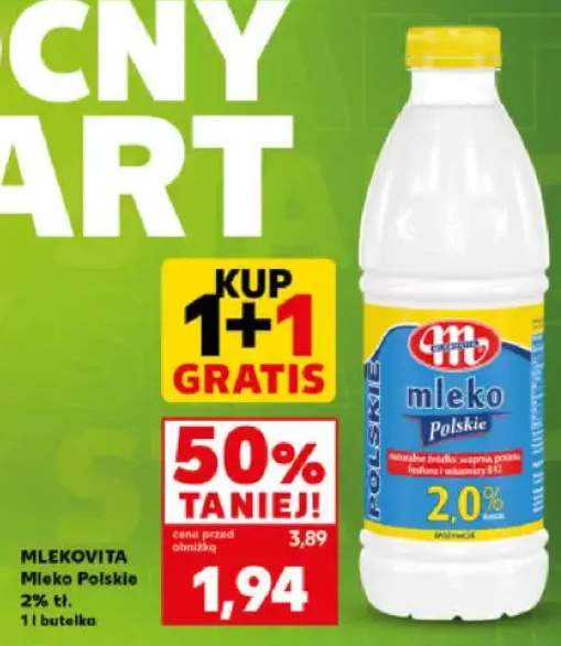 Mleko polskie 2% tł.