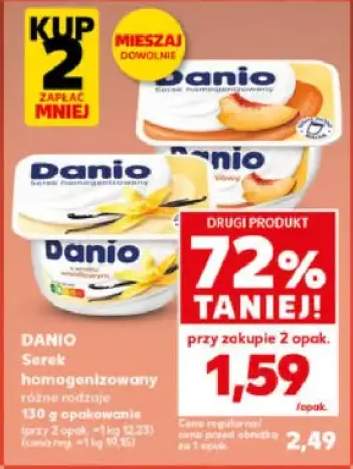 Serek homogenizowany różne rodzaje