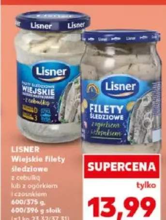 Wiejskie filety śledziowe z cebulką lub z ogorkiem konserwowym