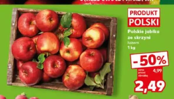 Jabłka polskie ze skrzyni luzem