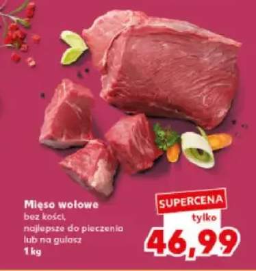 Mięso wołowe bez kości, najlepsze do pieczenia lub na gulasz