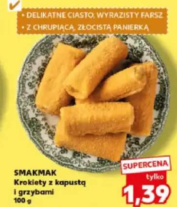 Krokiety z kapustą i grzybami