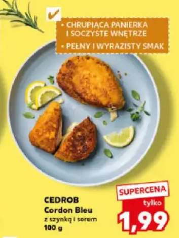Cordon Bleu z szynką i serem