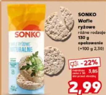 Wafle ryżowe różne rodzaje