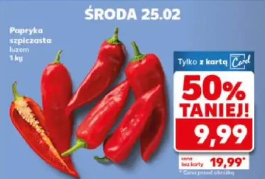 Papryka szpiczasta luzem