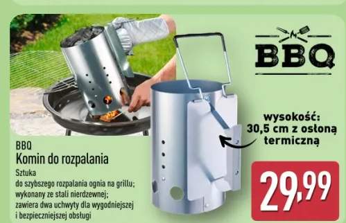 komin do rozpalania grilla