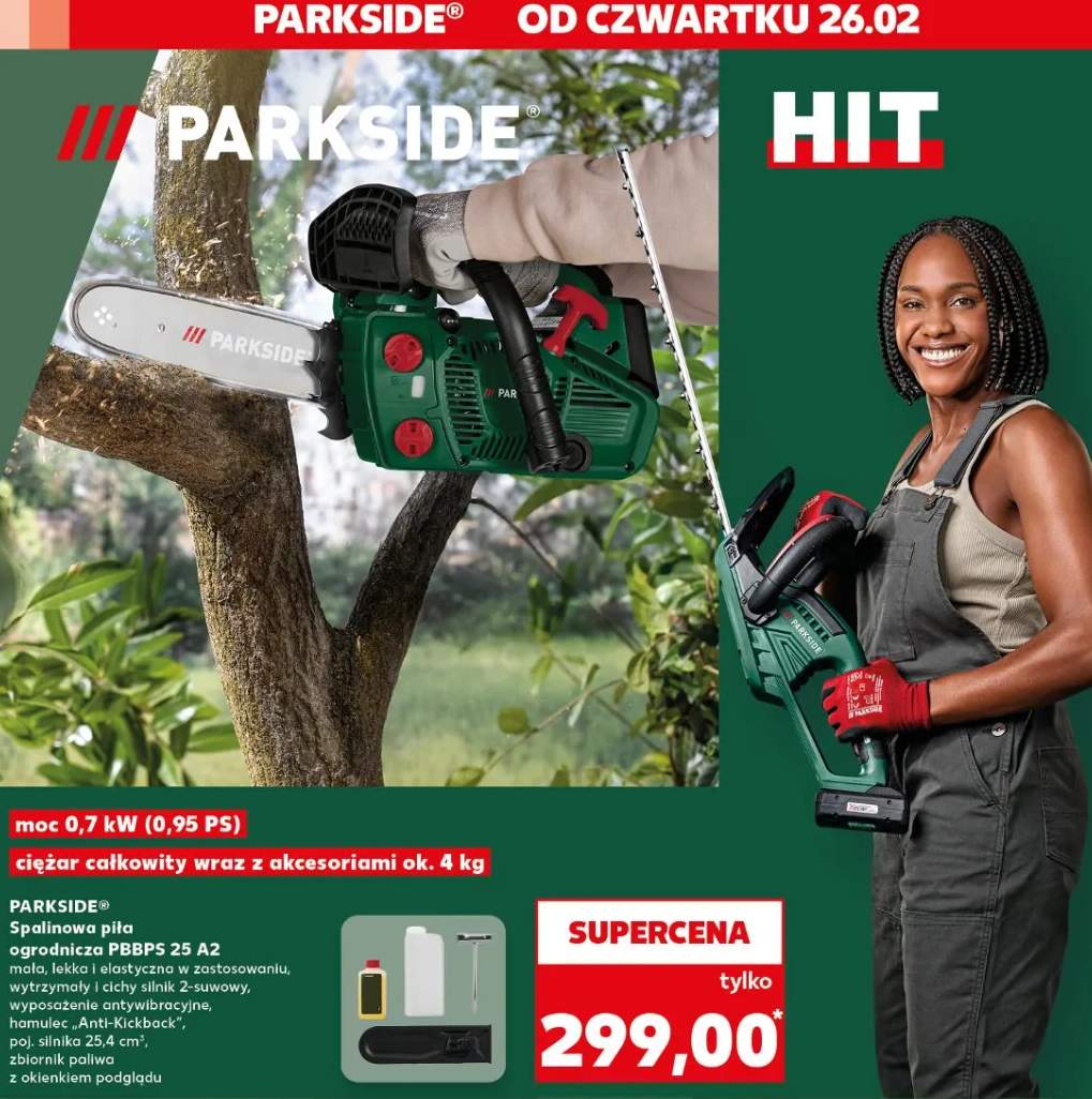 Spalinowa piła ogrodnicza PBBPS 25 A2