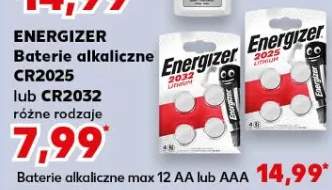 Baterie alkaliczne max 12 AA lub AAA
