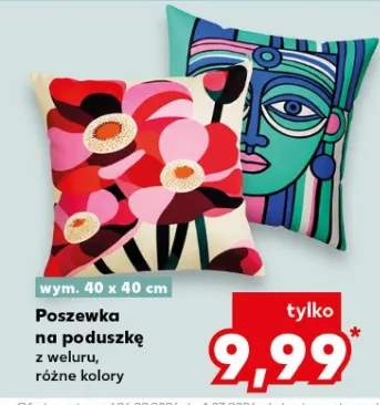 Poszewka na poduszkę z weluru różne wzory