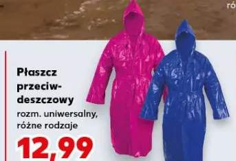 Płaszcz przeciwdeszczowy rozm. uniwersalny różne rodzaje