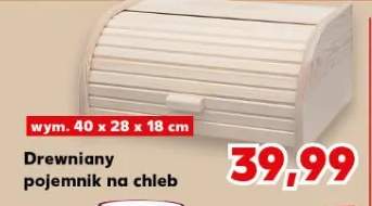 Drewniany pojemnik na chleb