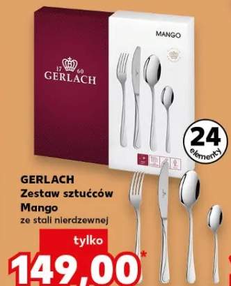 Zestaw sztućców Mango ze stali nierdzewnej