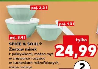 Zestaw misek z pokrywkami