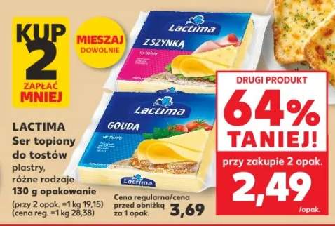 Ser topiony do tostów, różne rodzaje