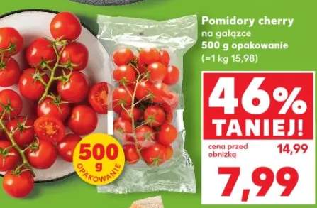 Pomidory cherry na gałązce