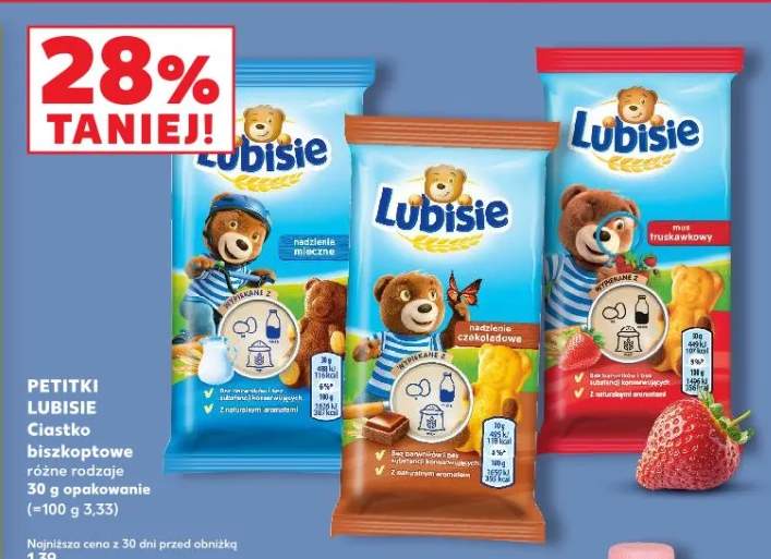 Ciastko biszkoptowe różne rodzaje