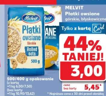 Płatki owsiane górskie, błyskawiczne