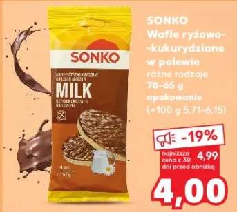 Wafle ryżowo-kukurydziane w polewie różne rodzaje