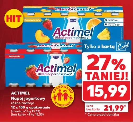 Napój jogurtowy różne rodzaje