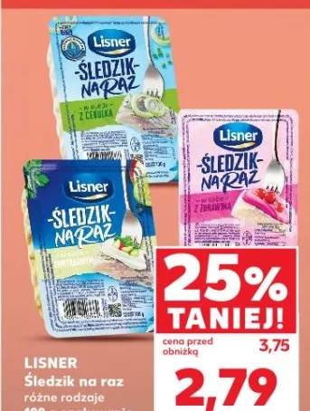 Śledzik na raz różne rodzaje