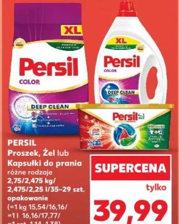 Proszek, żel lub kapsułki do prania różne rodzaje