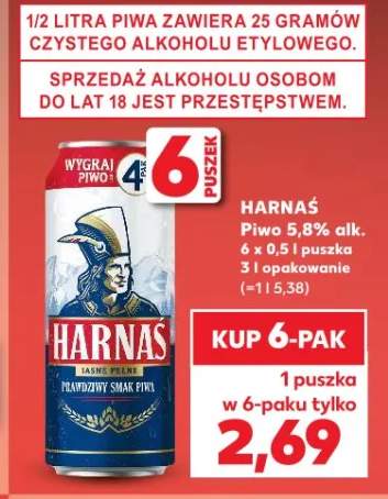 Piwo 5,8% alk.