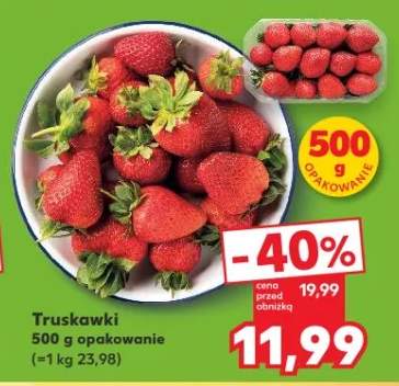 Truskawki 500g opakowanie