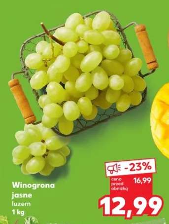 Winogrona jasne luzem