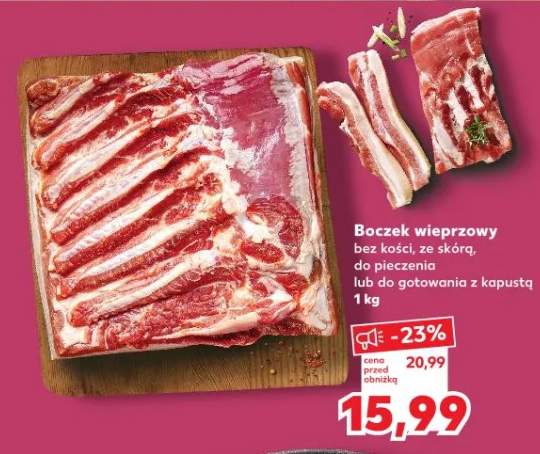 Boczek wieprzowy bez kości