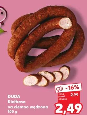 Kiełbasa na ciemno wędzona