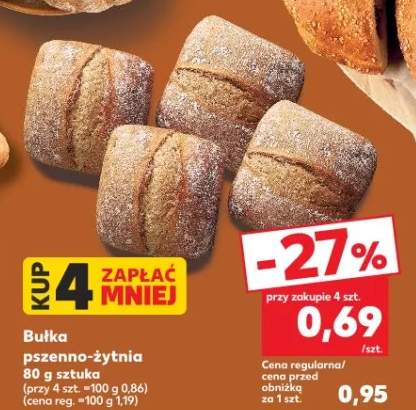 Bułka pszenna-żytnia