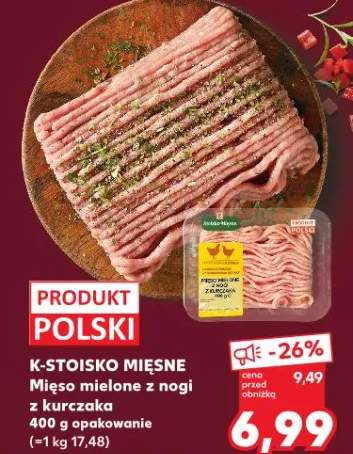 Mięso mielone z nogi z kurczaka