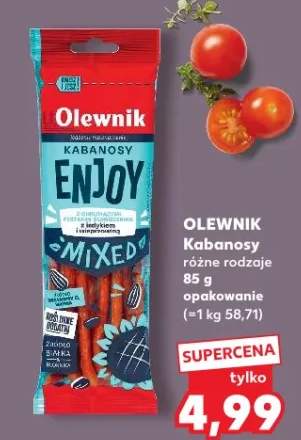 Kabanosy Enjoy różne rodzaje