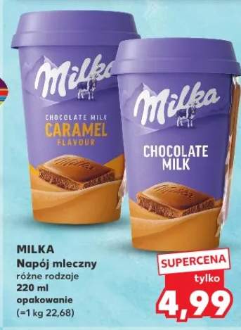 Napój mleczny różne rodzaje